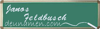 Janos Feldbusch Visitenkarte
